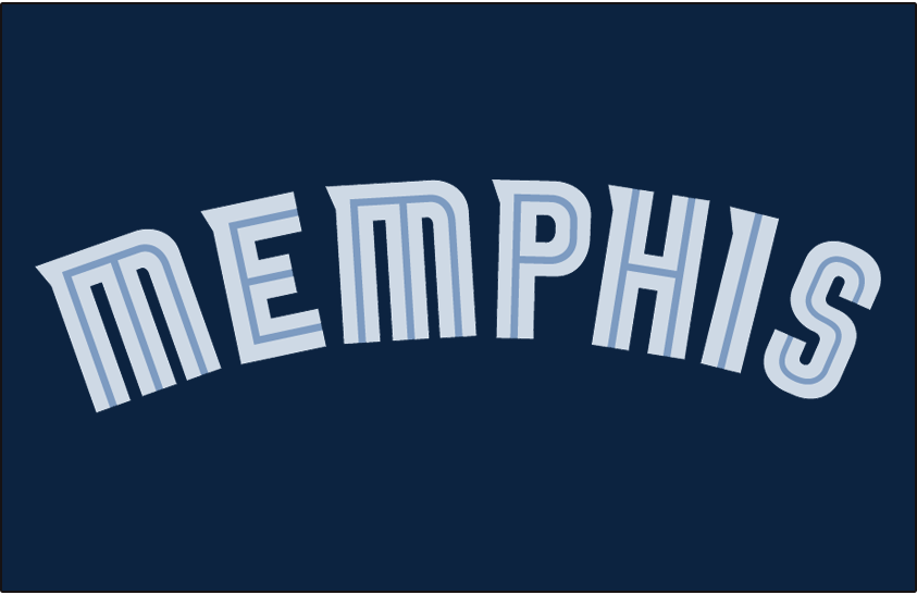 Memphis Grizzlies 2004-2018 Jersey Logo fabric transfer version 2
